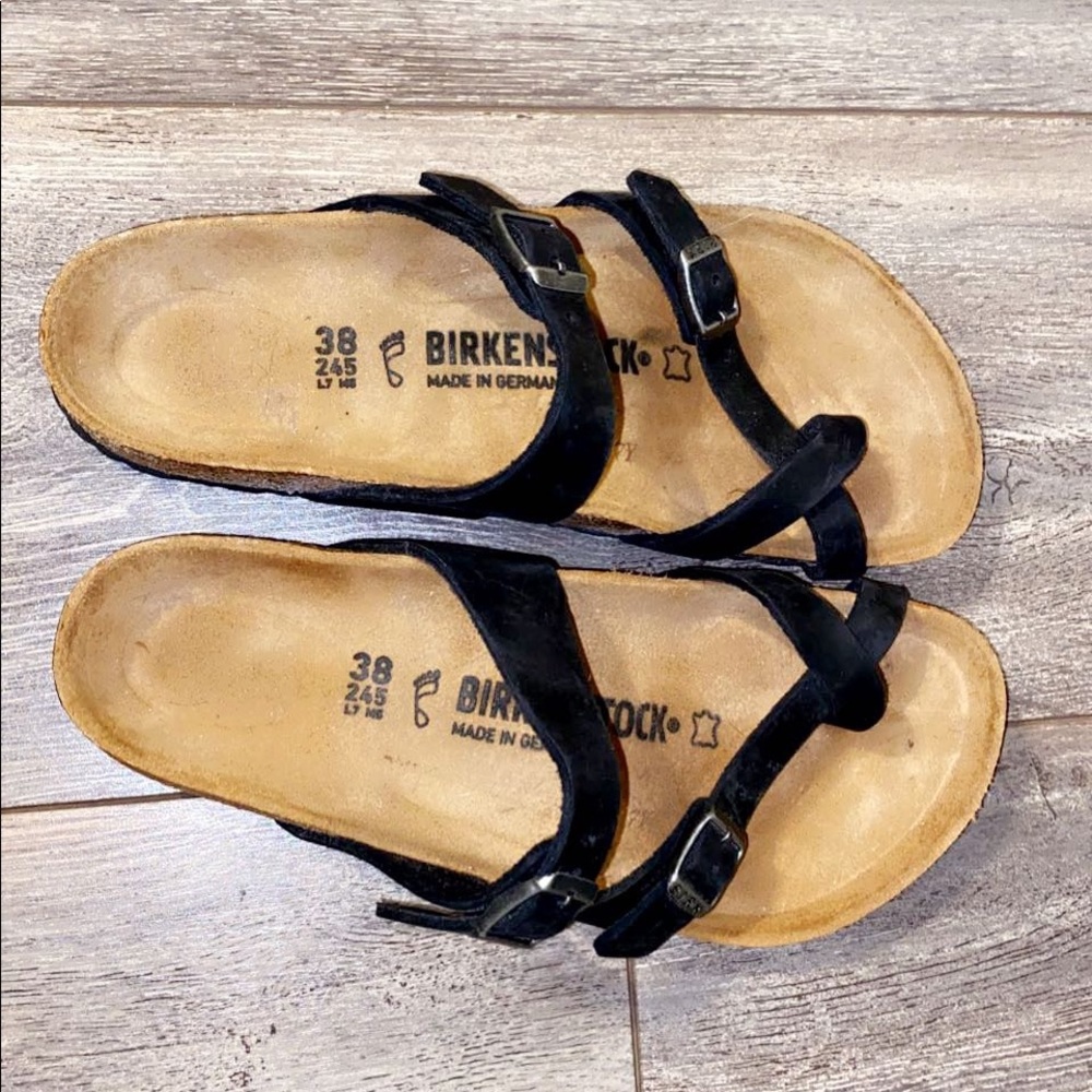 Never worn Black Birkenstocks Sandals